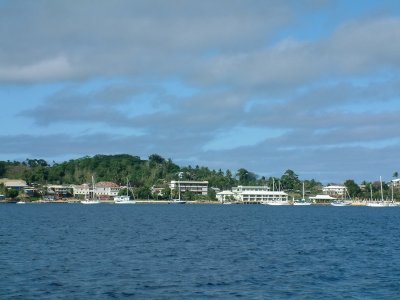 Neiafu, as seen from the water
