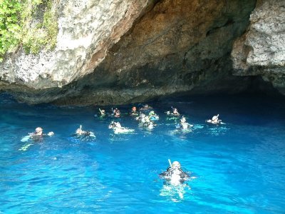 Going for a dive at Kitu Island