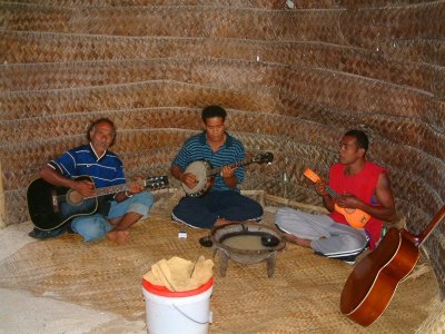 Musicians at the Tongan Fest at Hinakauea Beach