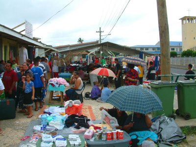 Busy Saturday market