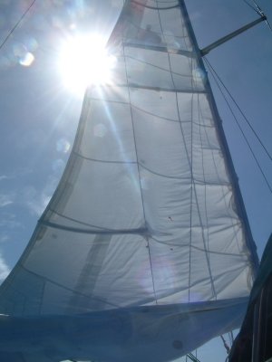 Impetuous under sail