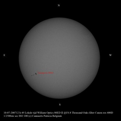 Sun Region 0963