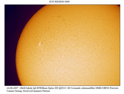 Sunspots 0969
