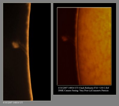 Detached Solar Prominence