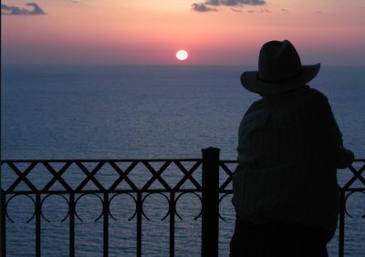 The man of the sea, L'uomo del mare. Pizzo Calabro, Italy