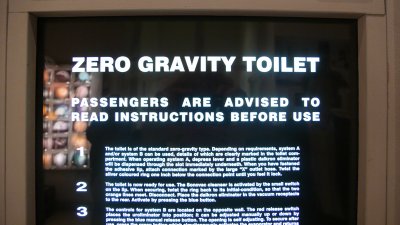 Zero Gravity Toilet