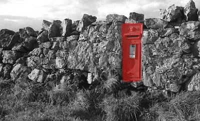 Letter box Mynydd Bodafon Anglesey.