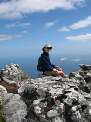 Robben Island from the top of Table Mountain
