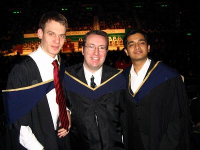 Obviously the non-local students... Thomas, myself and Raj
