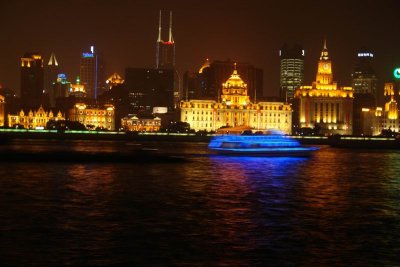 The Bund at night from Pudong side