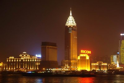 The Bund at night from Pudong side