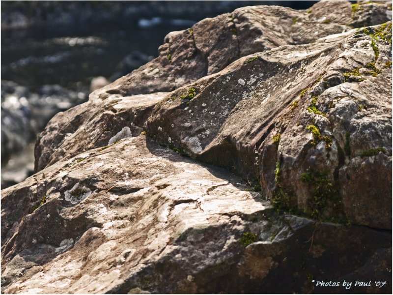 VOLCANIC RUBBLE . . . . A CLOSEUP.