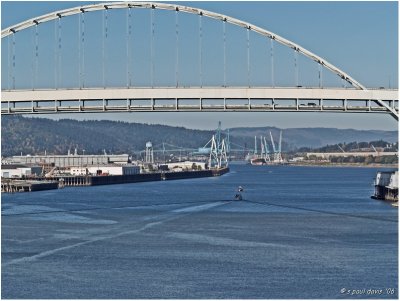 FREMONT BRIDGE (St Johns & Railway in the distance)