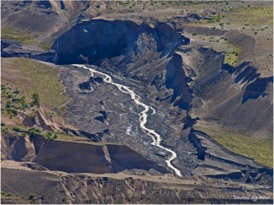 SOME PYROCLASTIC FLOW . .