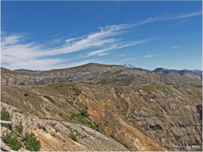 MT. ADAMS . . .  BEHIND THE BARREN LANDSCAPE