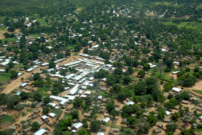Sam Ouandja  from the Air