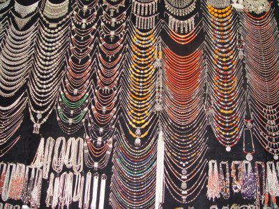 Necklaces on Display