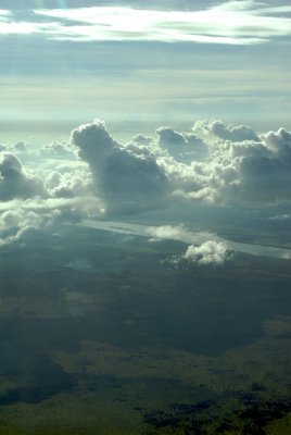 Clouds over the Oubangi River