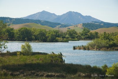 Marsh Creek Lake and Mt Diablo