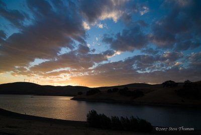 Sunrise over Los Vaqueros