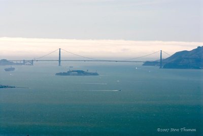 Golden Gate Bridge from Oakland Hills
