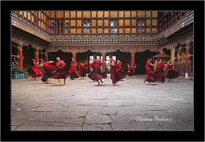 Monks Dance, Paro Dzong