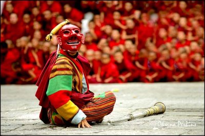 Clown & Pipe, Tshechu Festival
