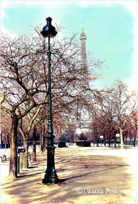 Eiffel Tower Watercolor