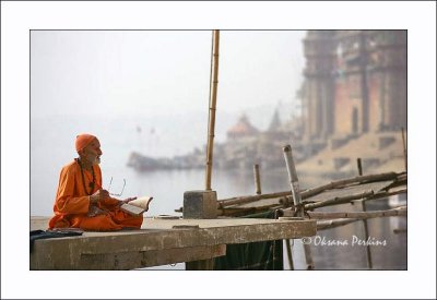 Sadhu & Book 1, Varanasi
