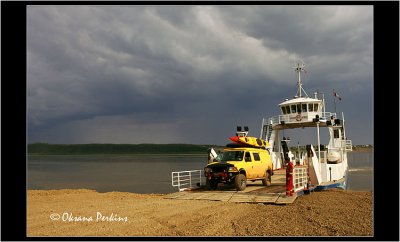MacKenzy River ferry, Dempster HWY, NW Territories