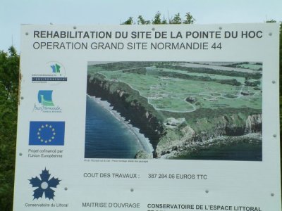 And then to Pointe du Hoc
