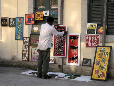 Local Street Artist -  Santa Teresa, Rio