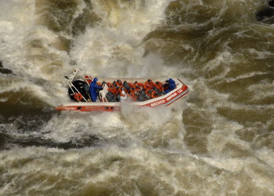 River Boating 1,  Iguacu Falls