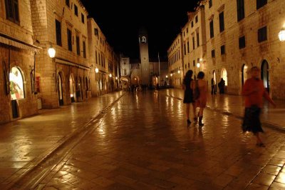 Night Scene --- Dubrovinik, Croatia 2