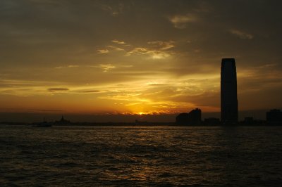 Ellis Island Sunset