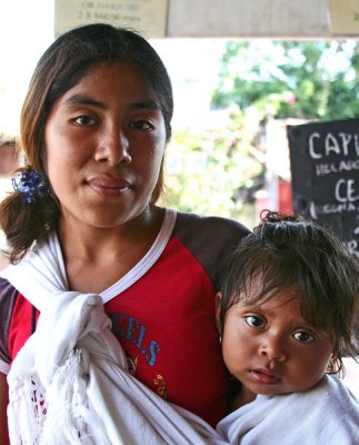 Zihuatanejo Young Indian Mother