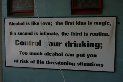 Alcohol is like.....love