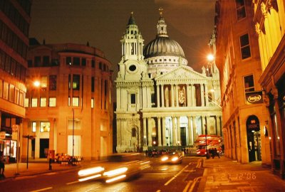 London at night