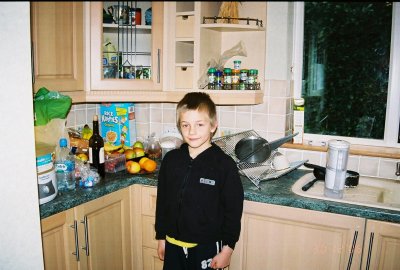 Arseniy in the kitchen