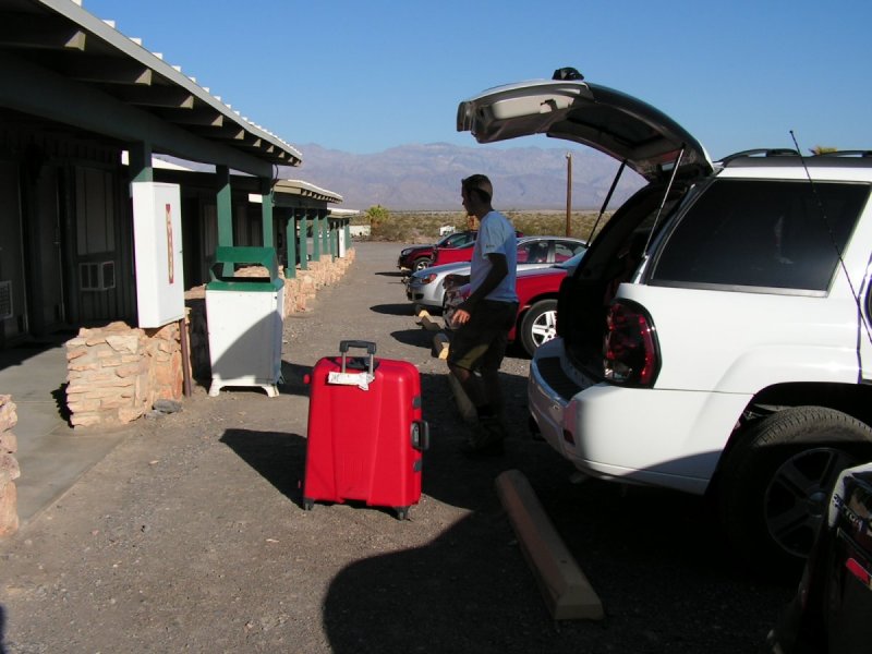 vertrek Death Valley