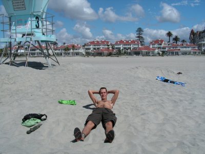 Coronada Island, the beach