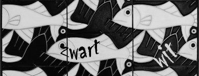 zwart    wit