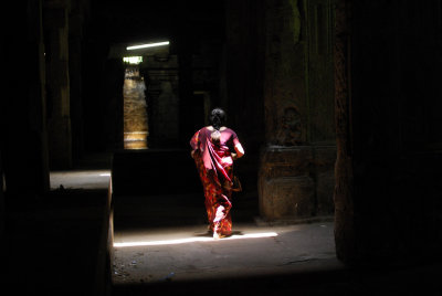 Ray of light - Madurai temple.