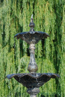 Water Fountain - Rose Garden - Wacker Park - Pauls Valley, OK