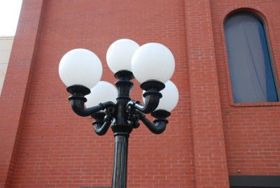 Street Light Cluster in Front of Royal Theatre