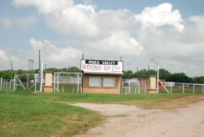 Entrance to the Pauls Valley Rodeo Grounds