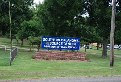 Southern Oklahoma Resource Center Entrance Sign