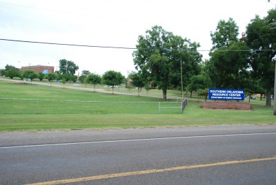 View of the Main Entrance to the Pauls Valley Resource Center