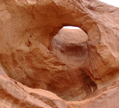 A hole in the rock, Monument Valley