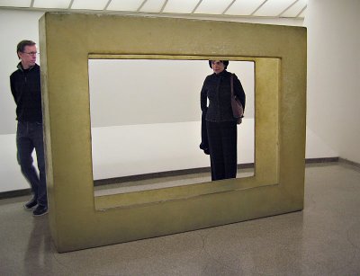 Gloria Framed at the Guggenheim
